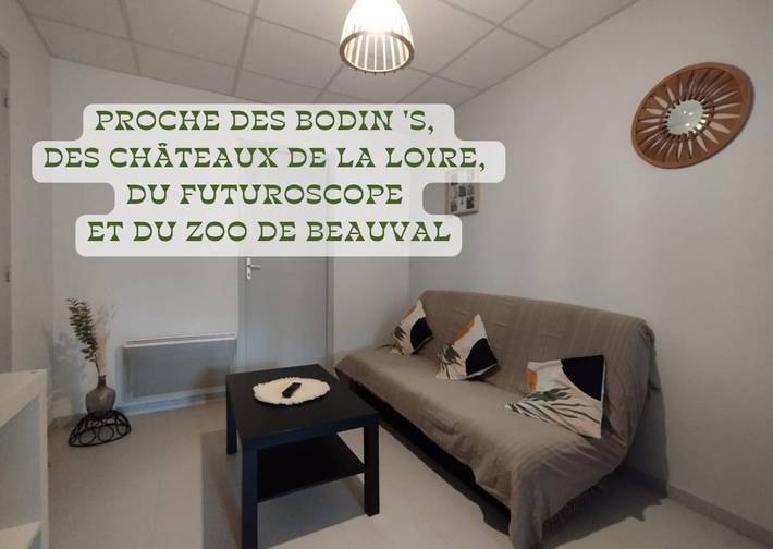 Gîte pour 4 personnes à Descartes