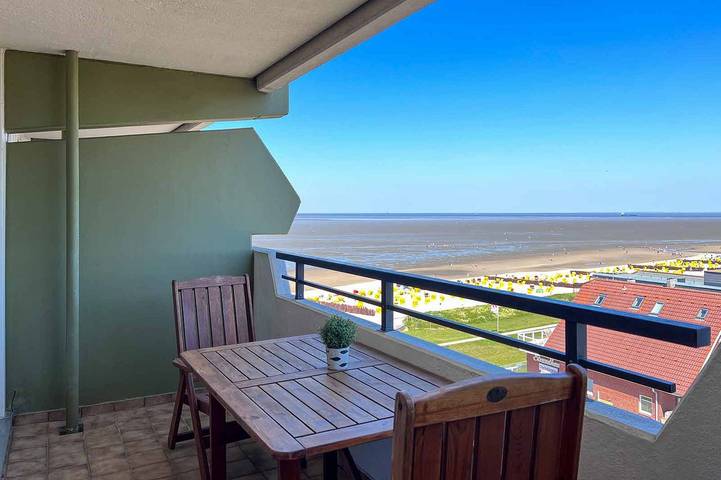 Ferienwohnung für 2 Personen, mit Balkon und Sauna in Duhnen
