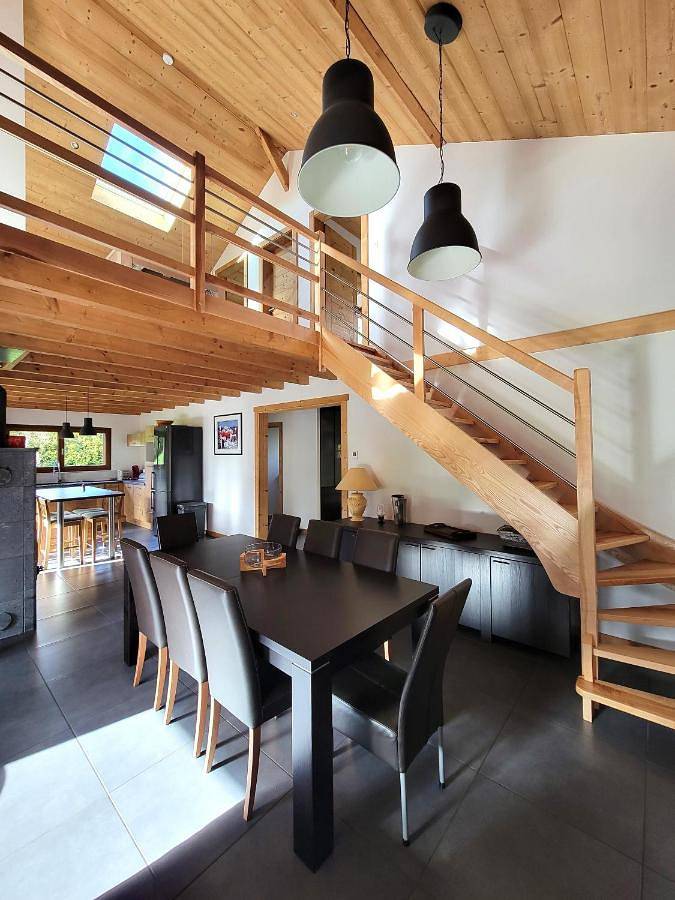 Chalet pour 10 personnes, avec jardin