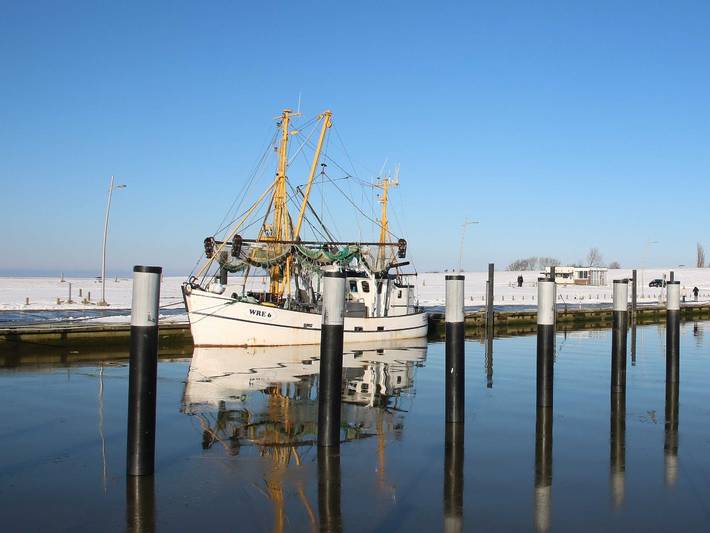 Ferienwohnung für 2 Personen, mit Balkon und Garten in Wremen