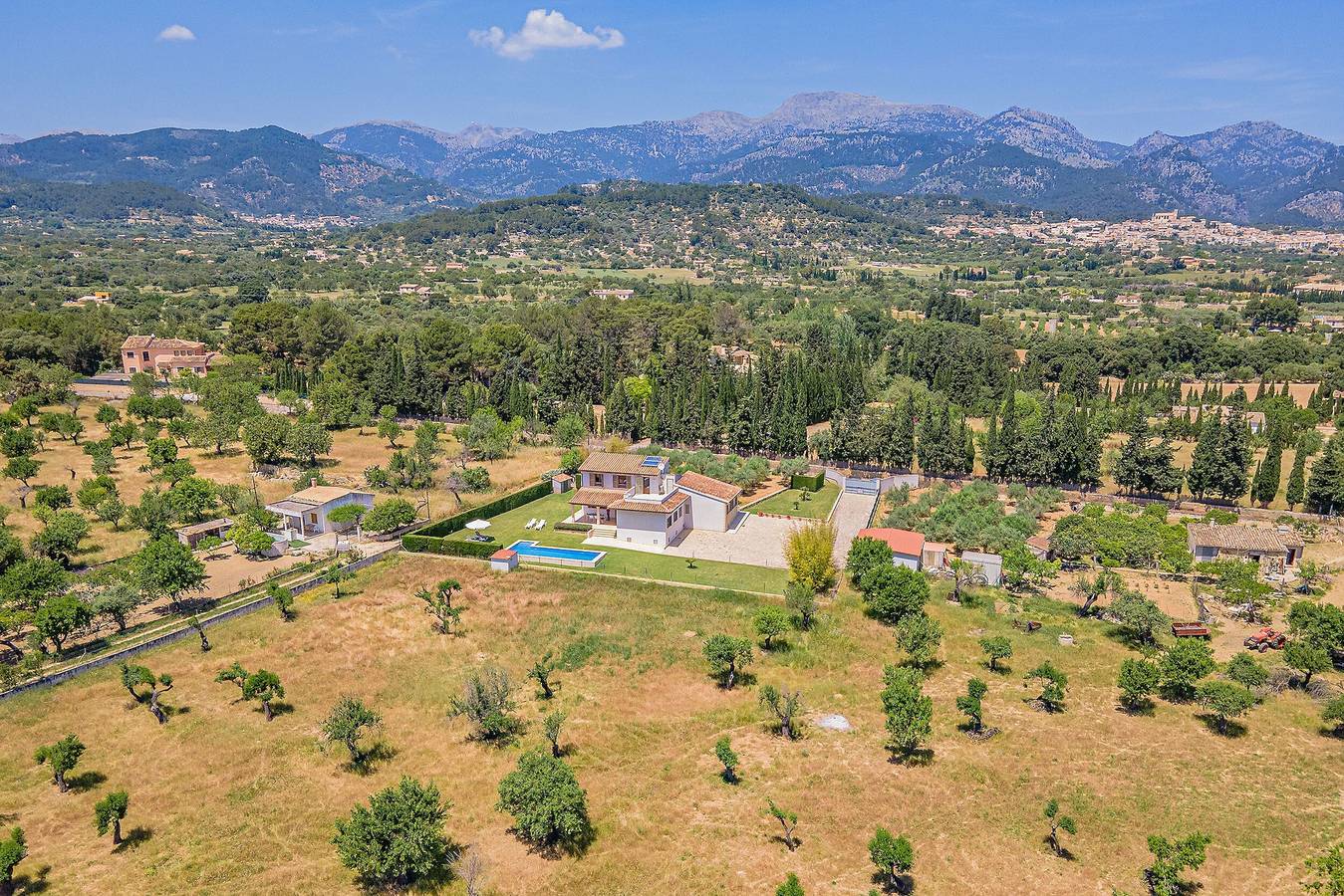 Ferien-Finca Can Salat Selva mit Pool, Garten & Wlan in Selva, Mallorca Inselmitte