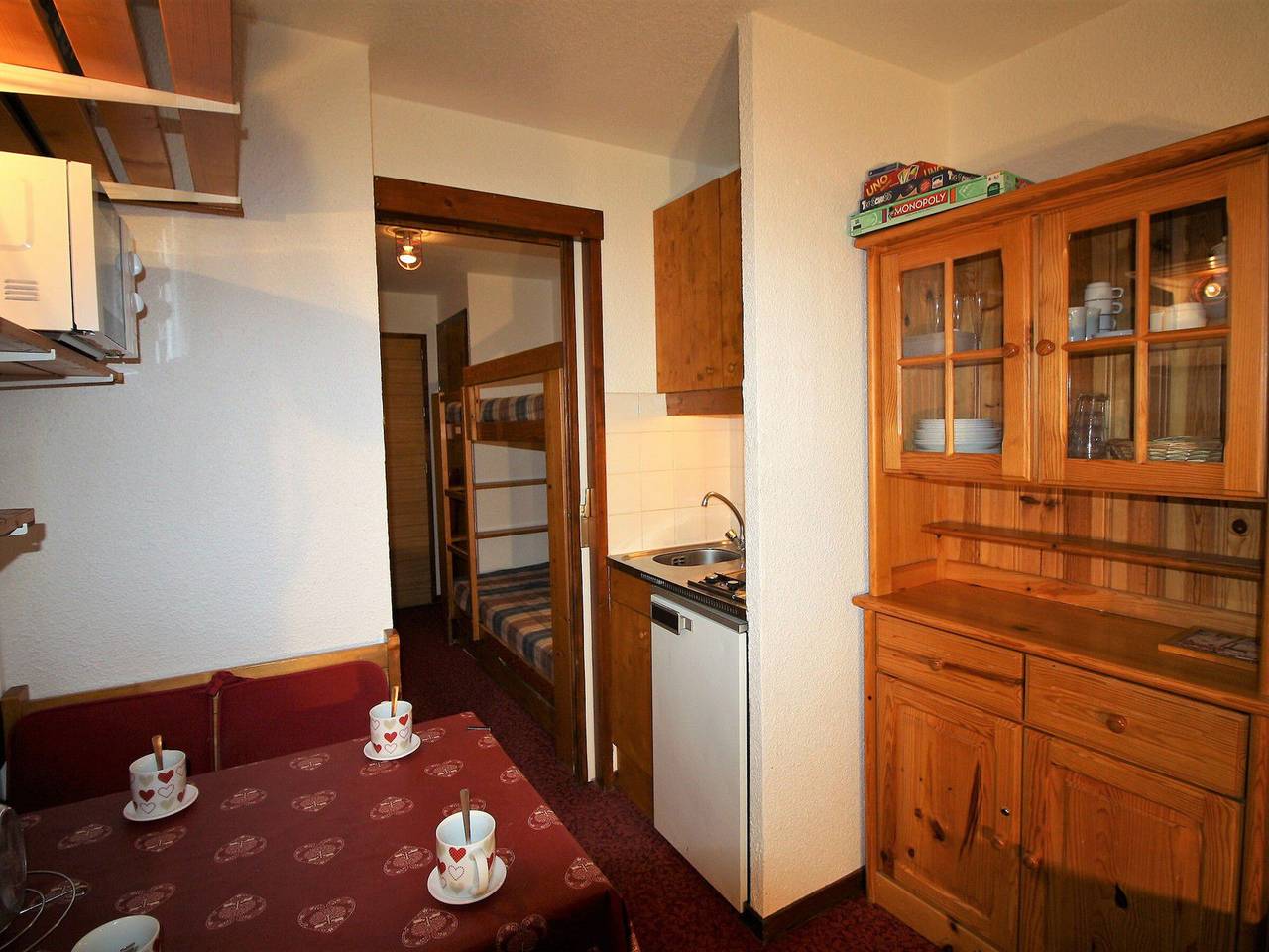 Ganzes Studio, Klassisches Studio für 2 Pers. mit Balkon in Tignes, nahe Pisten in Tignes, Nationalpark Vanoise