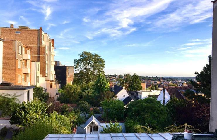 Appartement de vacances pour 3 personnes, avec Terrasse ainsi que Jardin et Vue à Uccle