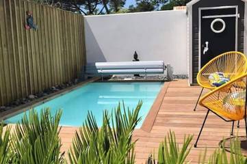 Location de vacances pour 4 personnes, avec jardin, animaux acceptés dans Plage des Sables-Vignier