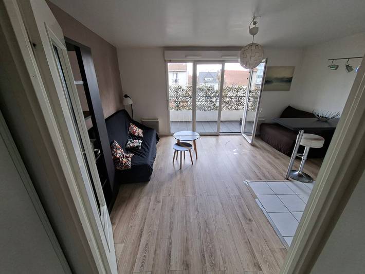 Studio dla 2 osób, z Balkon w Île-de-France