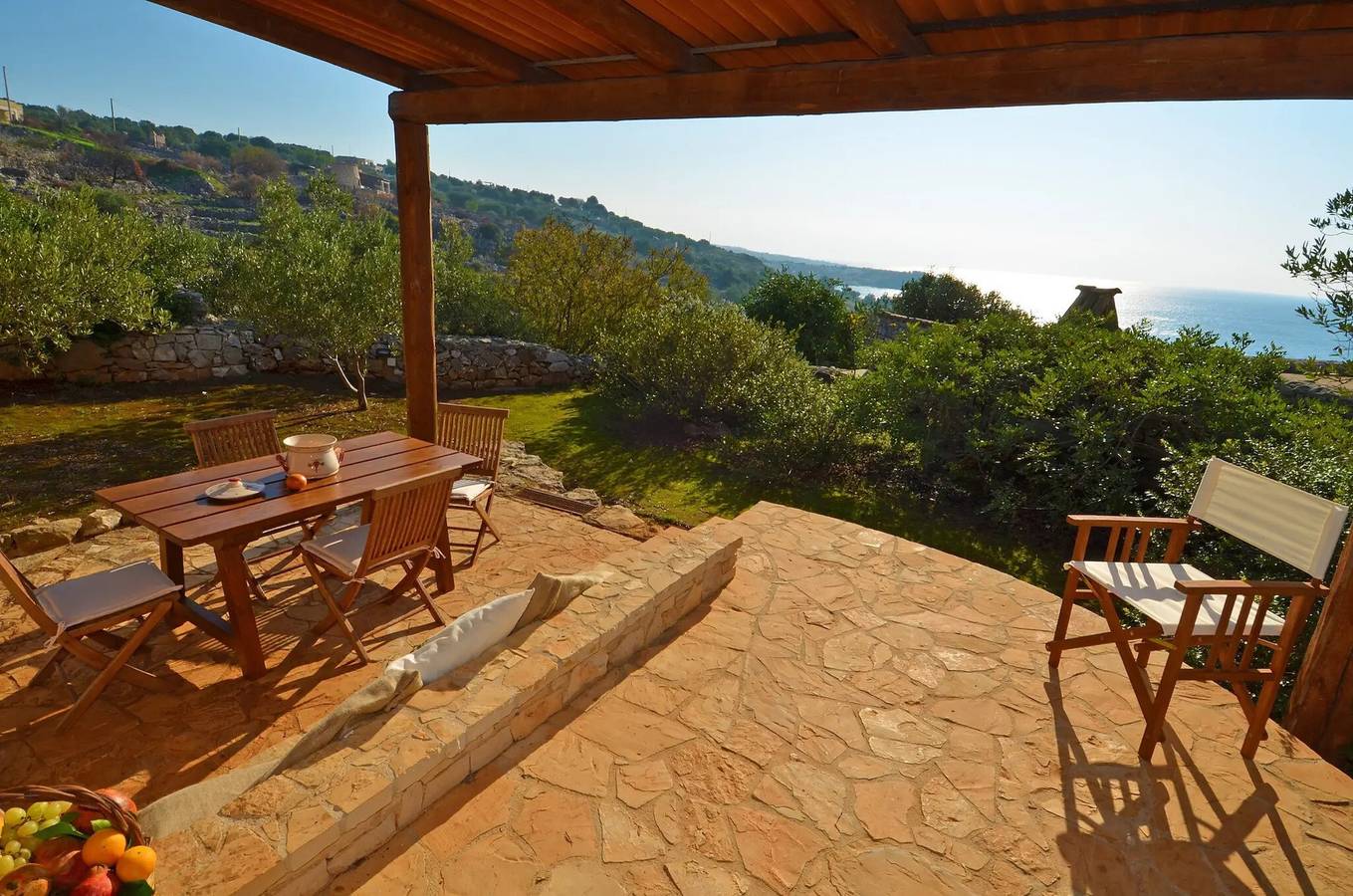 Villa „Casa Vite 2“ mit Meerblick, Wlan und Klimaanlage in Marina di San Gregorio, Patù