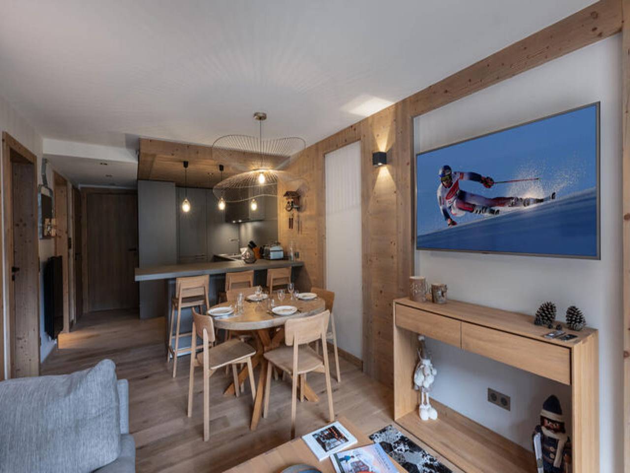Ganze Wohnung, Apartment in Courchevel in der Nähe der Skilifte in Saint-Bon-Tarentaise, Les Trois Vallées