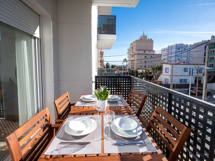 Appartement de vacances pour 4 personnes, avec balcon et vue - 1