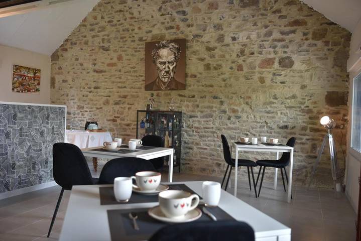 Maison d’hôte pour 2 personnes, avec Terrasse ainsi que Jardin et Vue à Viessoix
