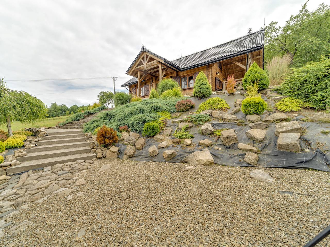 Bieszczady Chata in Karpaten (Polen)