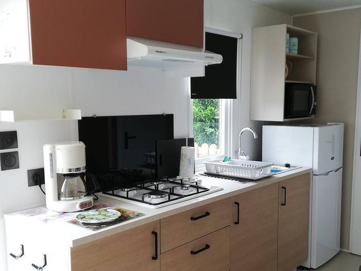 Camping Ushuaïa Villages - Les Pommiers Pays d'Auge - Mobilheim 4 personen - Mobilheim Irm super Mercure 53 - 2 Zimmer in Saint-Pierre-de-Cormeilles, Bernay und Umgebung