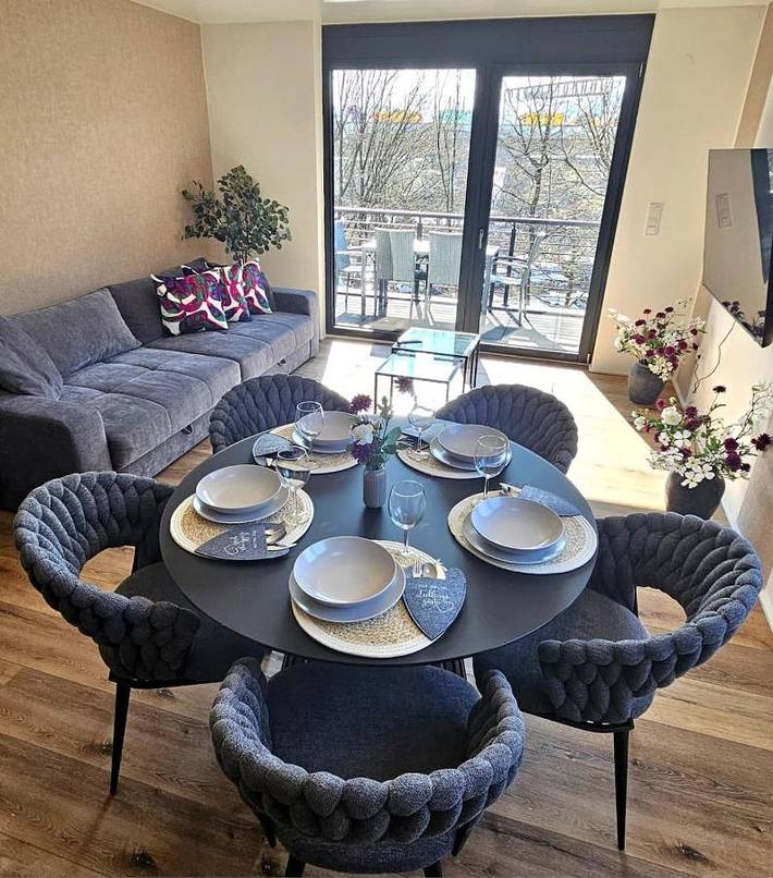Vakantiewoning voor 5 personen, with Balkon and Terras as well as Uitzicht in Siegen