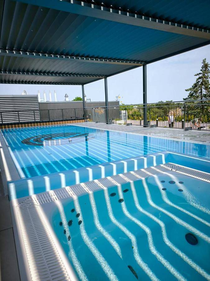 Ferienwohnung für 4 Personen, mit Balkon und Whirlpool sowie Pool und Sauna in Swinemünde