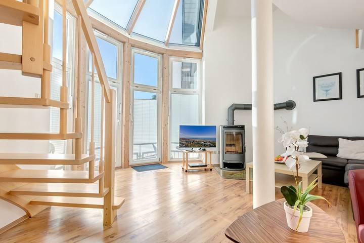 Appartement entier, Appartement de vacances pour 6 personnes avec balcon in Drei Kaiserbäder, Heringsdorf
