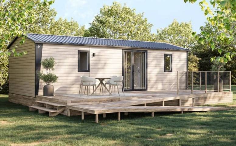 Mobil home pour 6 personnes, avec bassin pour enfant à Saint-Christophe-du-Ligneron - 3
