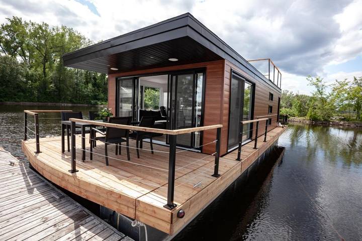 Bateau pour 4 personnes, avec vue et terrasse dans Trois-Rivières (Canada)