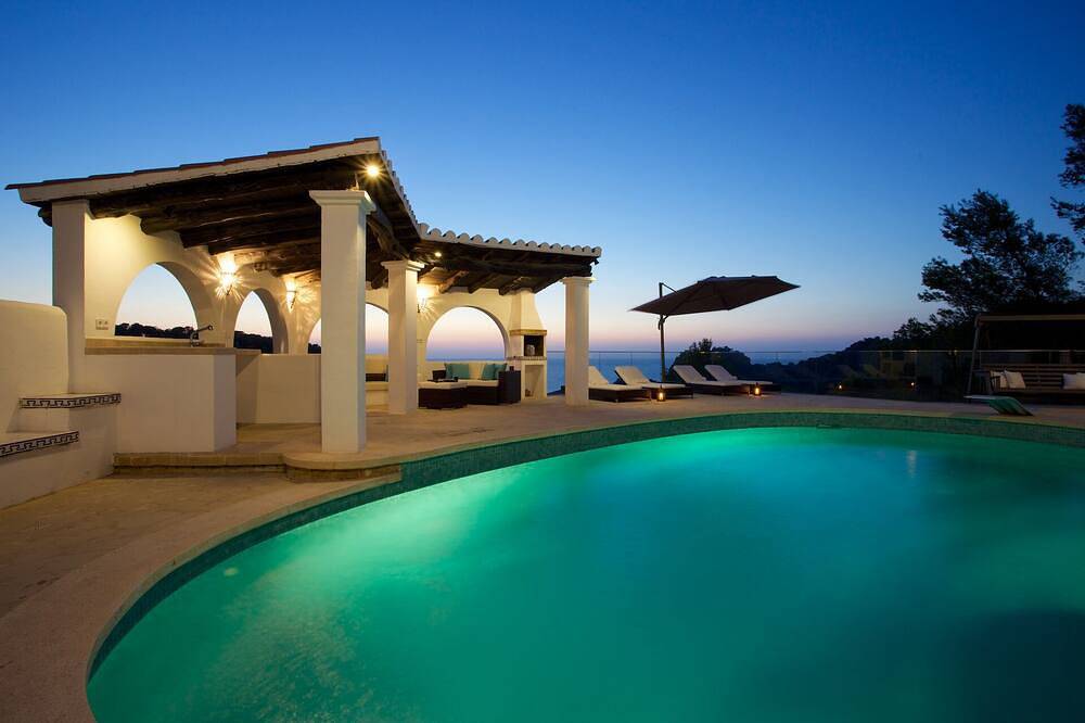 Luxury Villa With Magical Sunset Views over Cala Salada in Cala Saladeta, Sant Antoni de Portmany