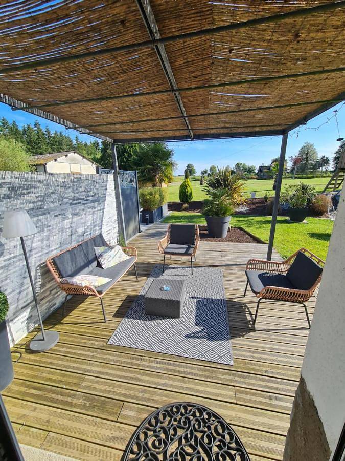 Location de vacances pour 5 personnes, avec Terrasse ainsi que Jardin et Vue à Saint-Gilles (Ille-et-Vilaine)