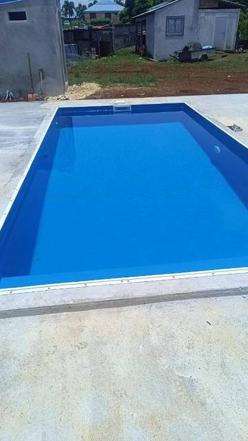 Maison de campagne pour 2 personnes, avec jardin et piscine ainsi que vue et terrasse à Capesterre-Belle-Eau