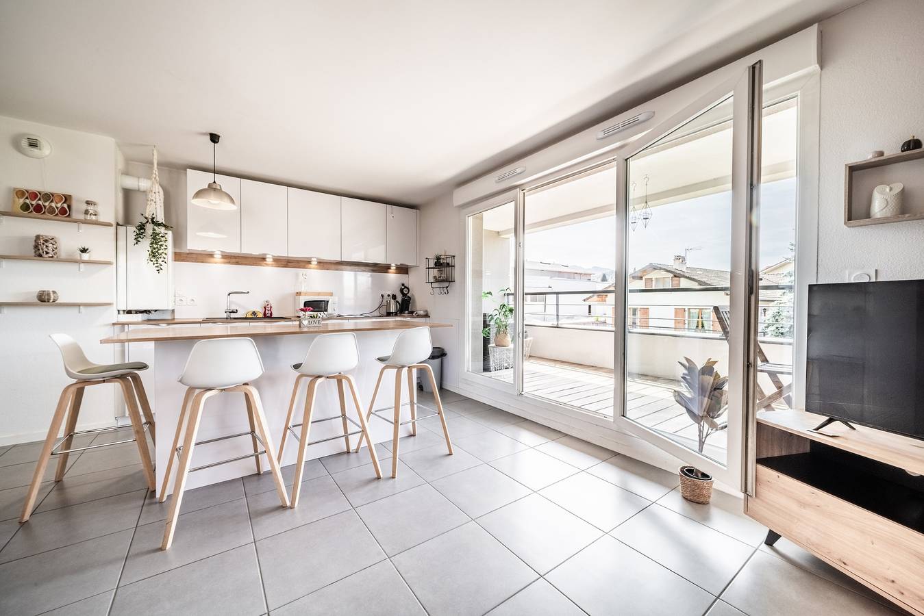 Ganze Wohnung, Apartment „Le Cocon“ mit Bergblick, Balkon und Wlan in Thonon-les-Bains, Thonon-les-Bains und Umgebung