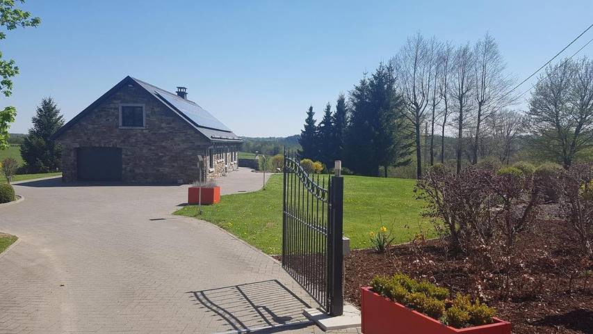 Ferienhaus für 9 Personen, mit Terrasse und Garten sowie Sauna und Ausblick in Fischvenn