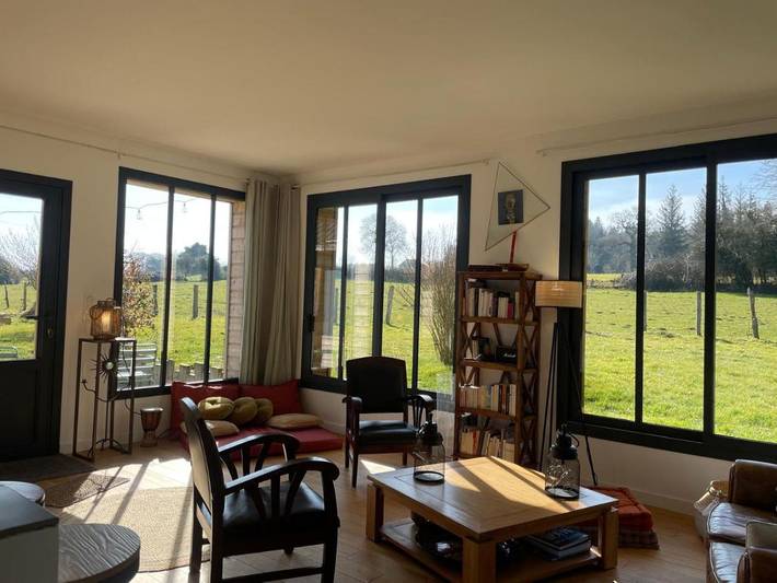 Location de vacances pour 6 personnes, avec Terrasse ainsi que Jardin et Vue dans Machiel