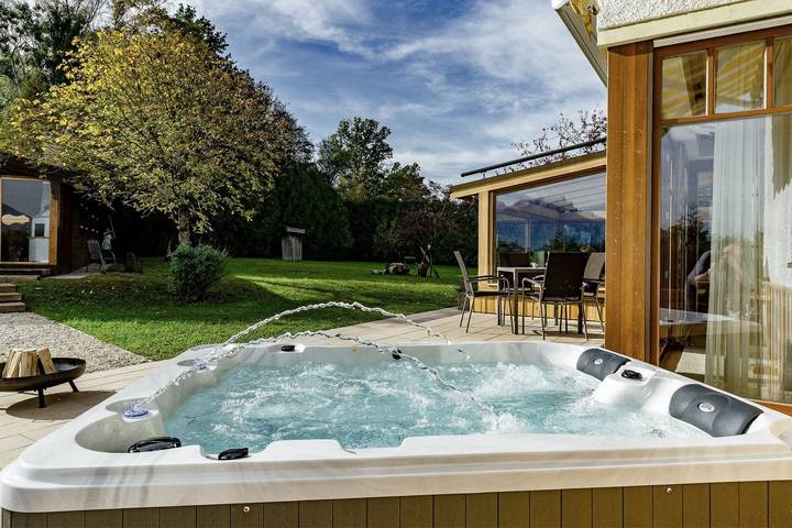 Ferienhaus für 6 Personen, mit Sauna und Whirlpool sowie Garten, mit Haustier im Berchtesgadener Land - 4