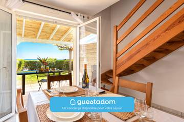 Gîte pour 6 personnes, avec jardin et piscine dans Prunete