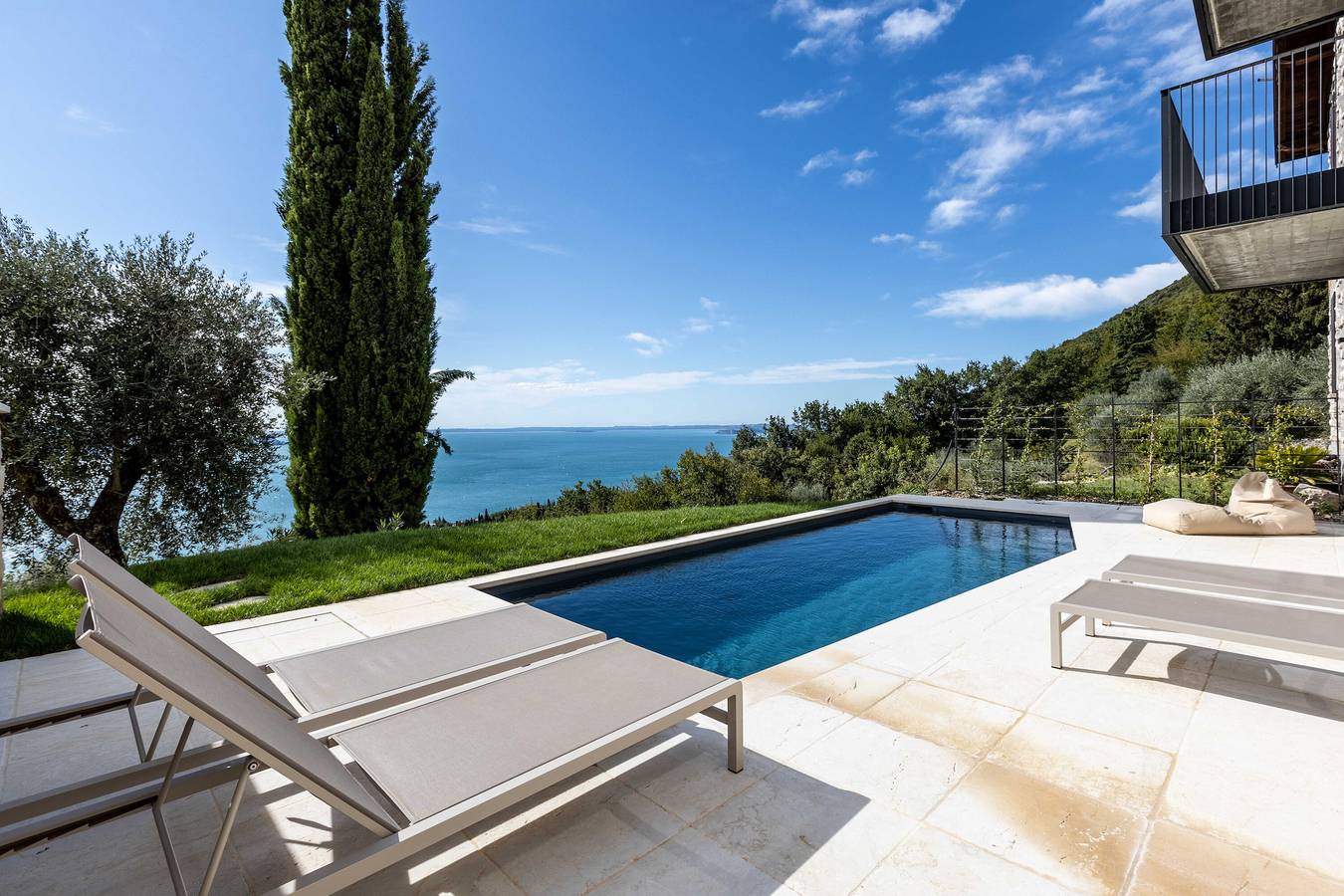 Villa „Engardina“ mit Seeblick, Wlan und Klimaanlage in Toscolano-Maderno, Gardasee-Berge