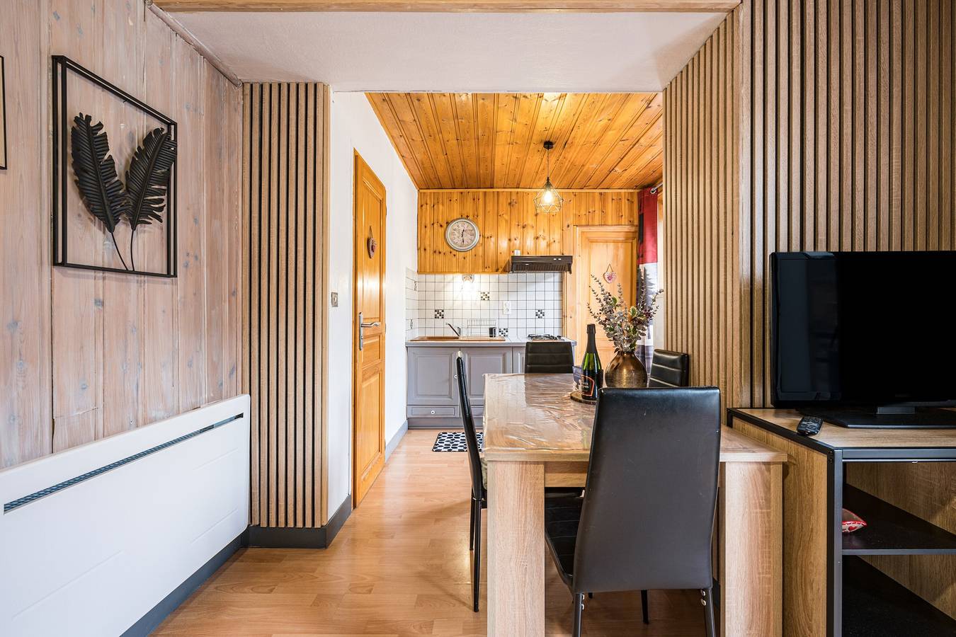 Geheel appartement, Appartement 'Le Gypaete Val Cenis' met bergzicht, balkon en wifi in Termignon, Saint-Jean-de-Maurienne regio