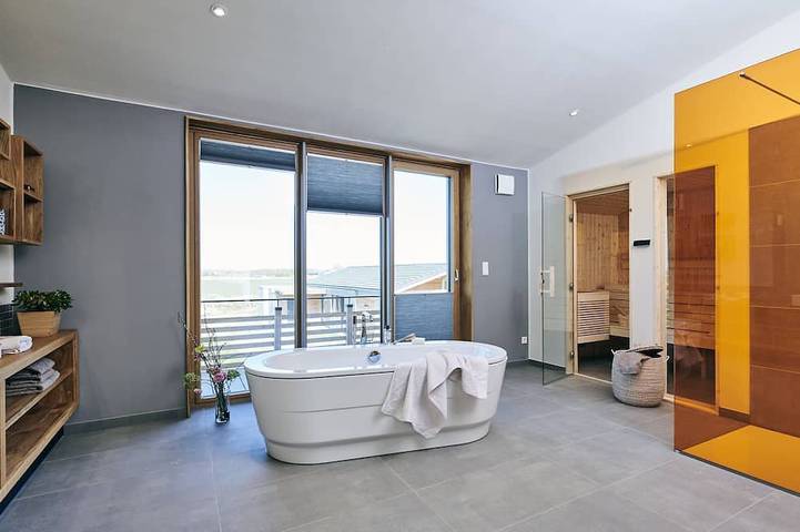 Ganze Wohnung, (04) Gud Jard Aquarius, Kat. FamilienZeit - Designferienhaus Aquarius (04) mit in Nordfriesische Inseln (Schleswig-Holstein) (Schleswig-Holstein), Pellworm