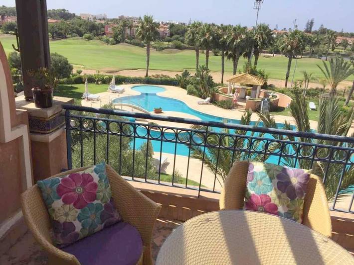 Gîte pour 6 personnes, avec balcon et piscine ainsi que vue sur le lac et vue à Bouznika - 2