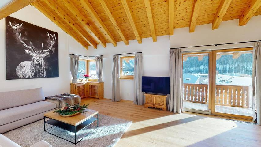 Ferienwohnung für 8 Personen, mit Balkon in Celerina - 4
