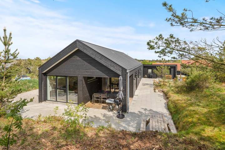 Villa for 6 personer, med Balkon/Terrasse og Terrasse samt Sauna i Nymindegab