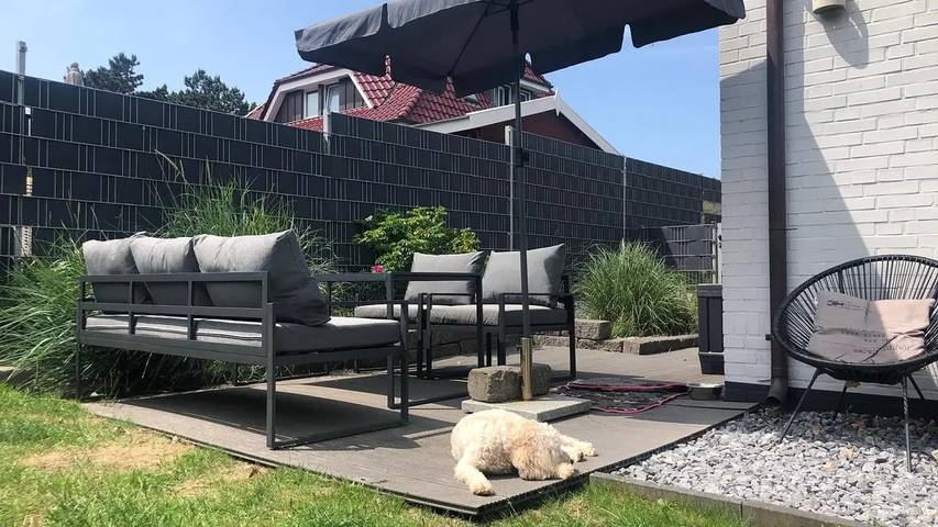Ferienwohnung für 3 Personen, mit Garten und Terrasse sowie Sauna, mit Haustier auf Langeoog