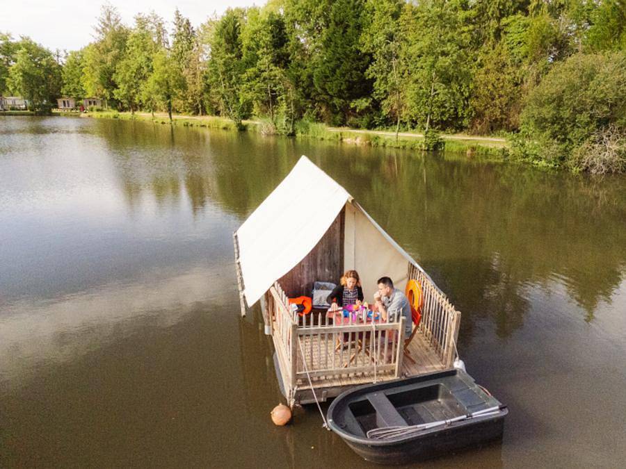 Camping Sunelia l'Etang de Sologne - Alojamiento 2 personas - Insolite Flotente in Nouan-le-Fuzelier, Sologne