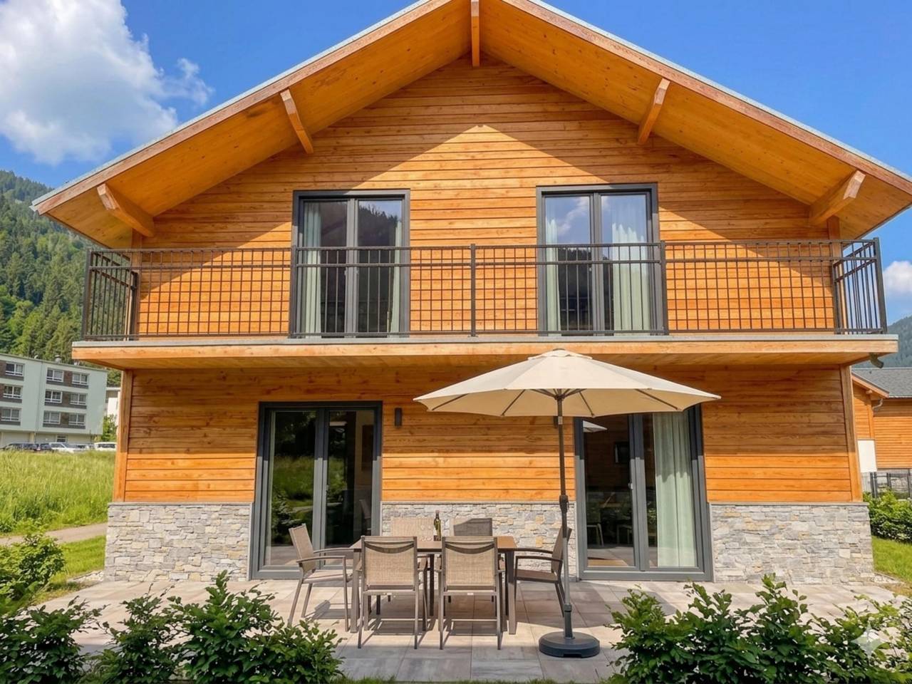 Stijlvol chalet met sauna aan een Alpenmeer in Afritz am See, Villach-Land