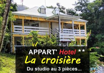 Hôtel pour 5 personnes, avec vue et terrasse en Guadeloupe