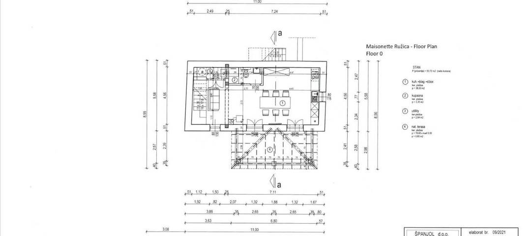 Villa für 4 Personen, mit Pool und Garten sowie Ausblick auf Rab - 4