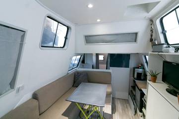 Bateau pour 2 personnes, avec terrasse et vue dans les Pays de la Loire