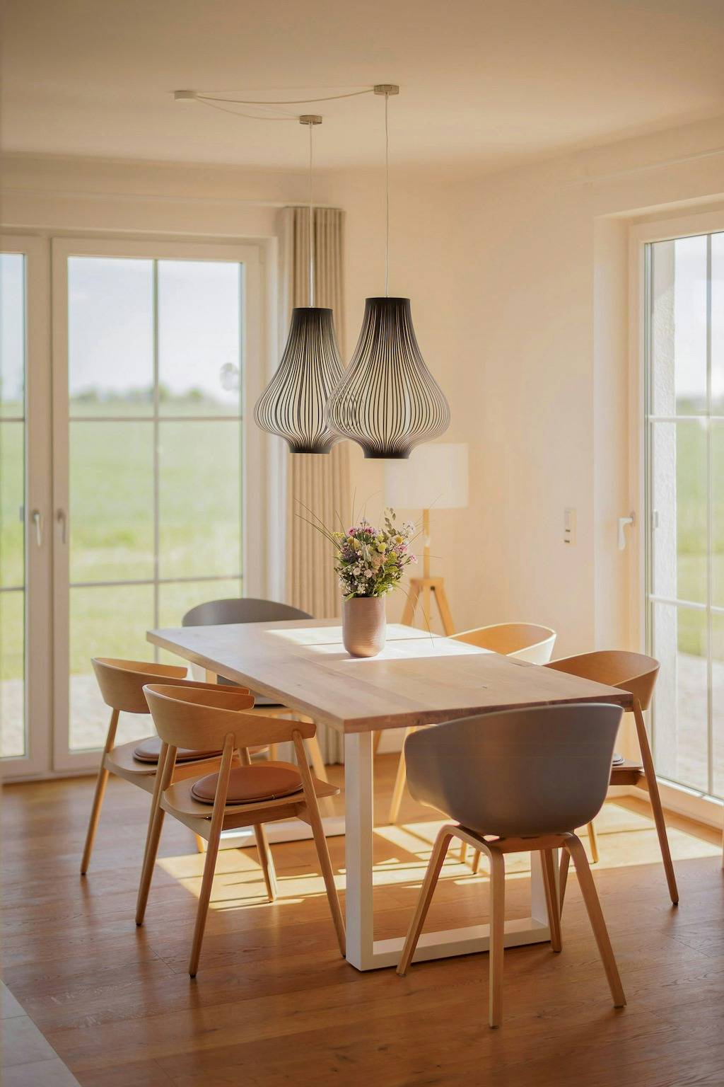 Design-Rückzugsort mit Kamin, Sauna und Weitblick in Lancken, Dranske