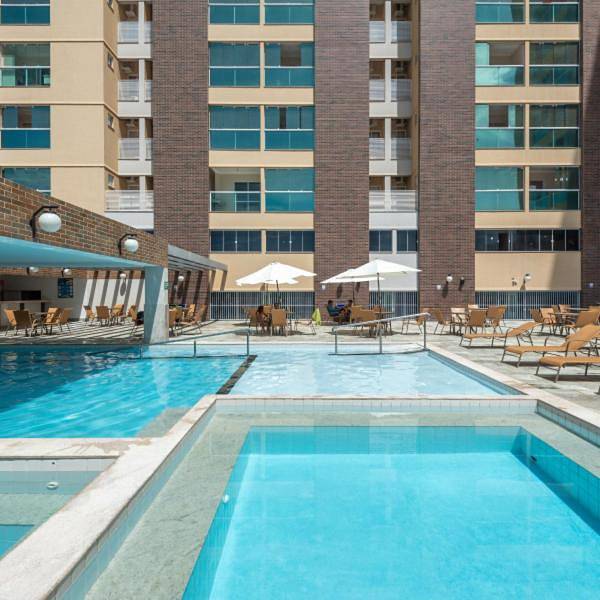 Ferienwohnung für 5 Personen, mit Garten und Balkon sowie Pool und Sauna - 1