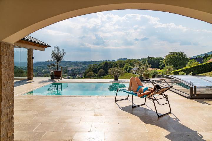 Ferienwohnung für 4 Personen, mit Ausblick und Pool sowie Garten, kinderfreundlich in der Oststeiermark - 3