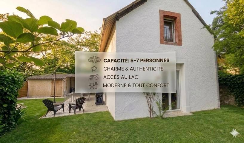 Location de vacances pour 5 personnes, avec vue ainsi que vue sur le lac et jardin, animaux acceptés à Baudreix