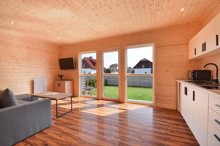 Gemütliche Ferienhäuser, in der Nähe des Sees in Granica Łazy, Powiat Koszaliński