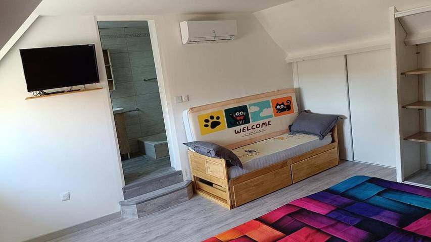 Maison de vacances pour 7 personnes, avec Balcon ainsi que Terrasse et Jardin à Esternay