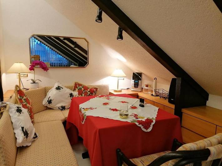 Ferienwohnung für 4 Personen, mit Balkon und Terrasse sowie Pool und Sauna in Tonbach
