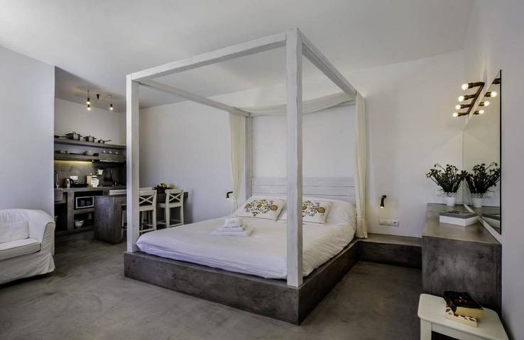 Gîte pour 5 personnes, avec vue et balcon à Lindos - 4