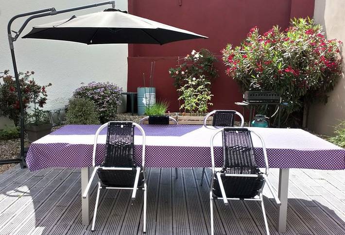 Chambre d’hôte pour 4 personnes, avec terrasse