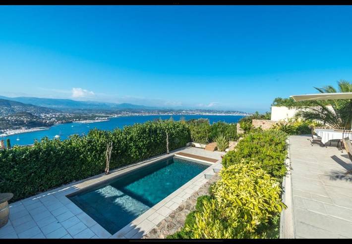 Villa pour 10 personnes, avec vue ainsi que piscine et jardin à Théoule-sur-Mer
